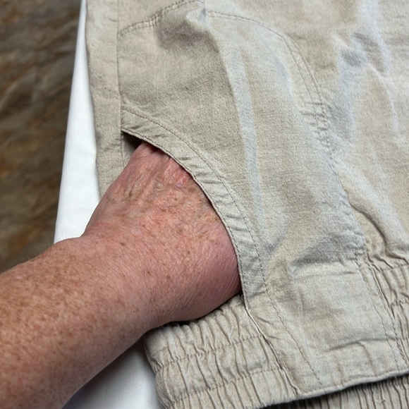 Elastic drawstring waist pants - Picture 3 of 6